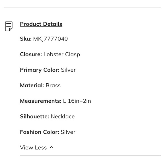 Michael Kors necklace - Picture 3 of 7